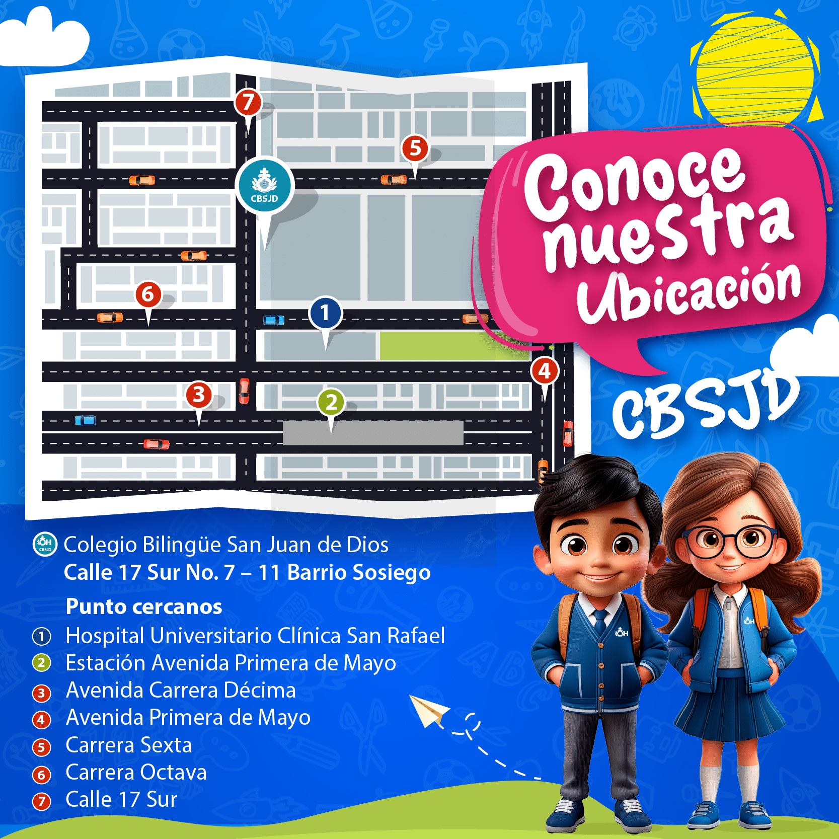 Mapa de ubicación: Calle 17 Sur # 7-11, Barrio Sosiego